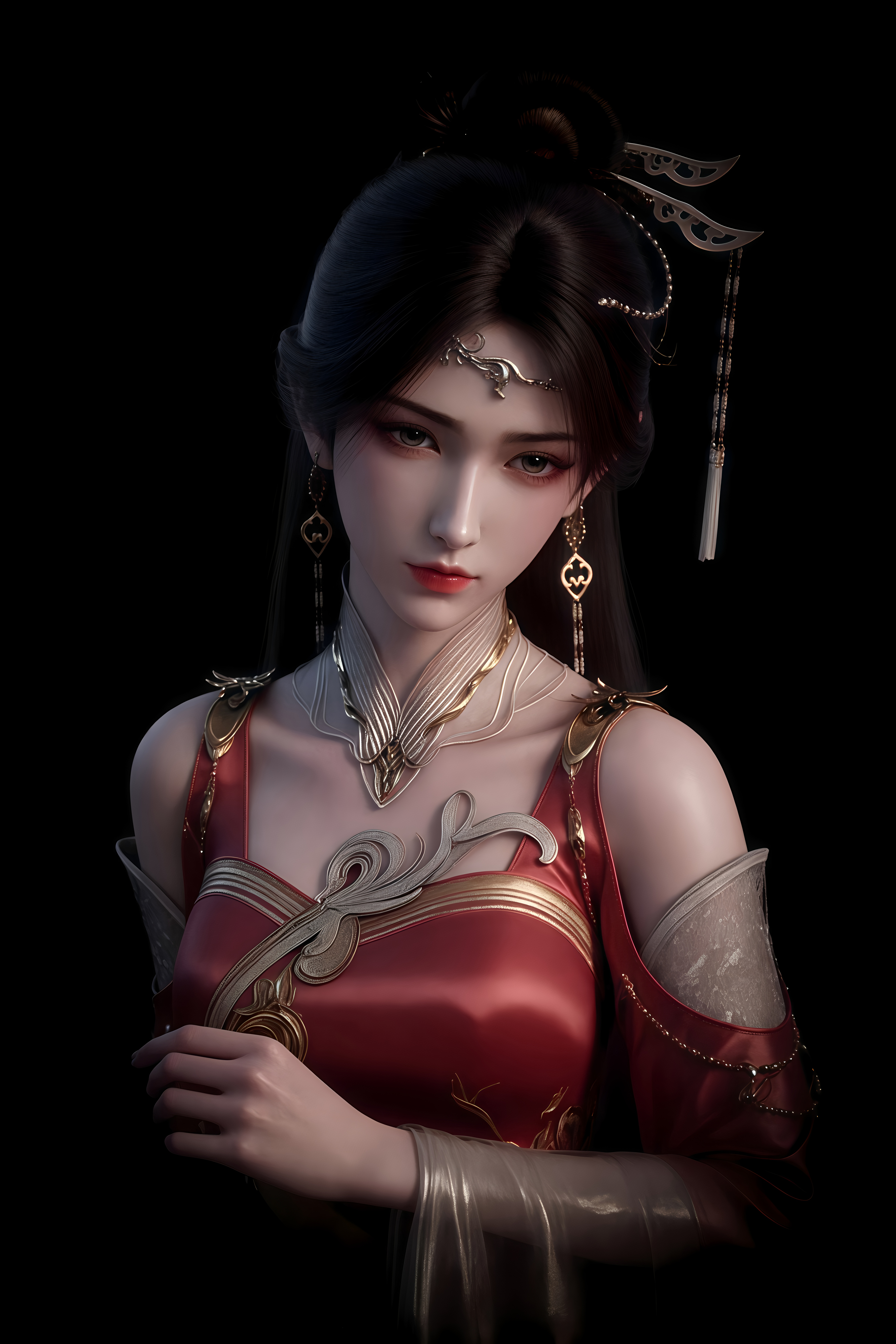 国漫女神壁纸｜金瓶儿 宝贝太美了 二次元高清绘画