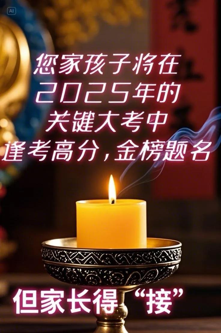 您家孩儿2025，关键大考展英姿。逢考高分喜气至，金榜题名耀门楣。一举夺魁心欢喜