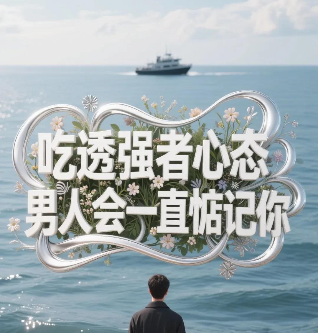 吃透强者心态，男人才会一直惦记你
吃透强者心态，男人会一直惦记你，只要你一直专注