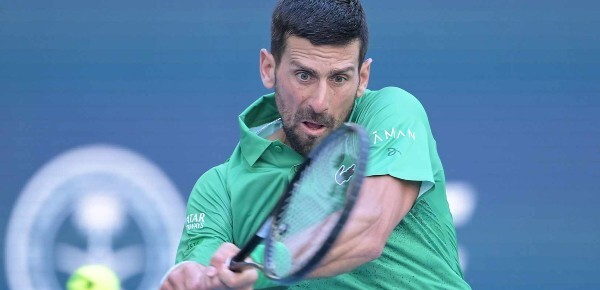 3月24日凌晨，ATP1000迈阿密大师赛第三轮比赛中，赛会4号种子德约科维奇迎