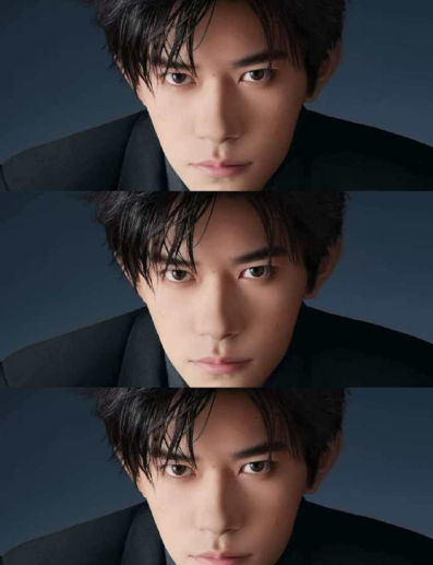 九敏！千玺的眼神戏也太足了！带感的一个眼神就能抓住我的所有注意力，在全黑西装造型