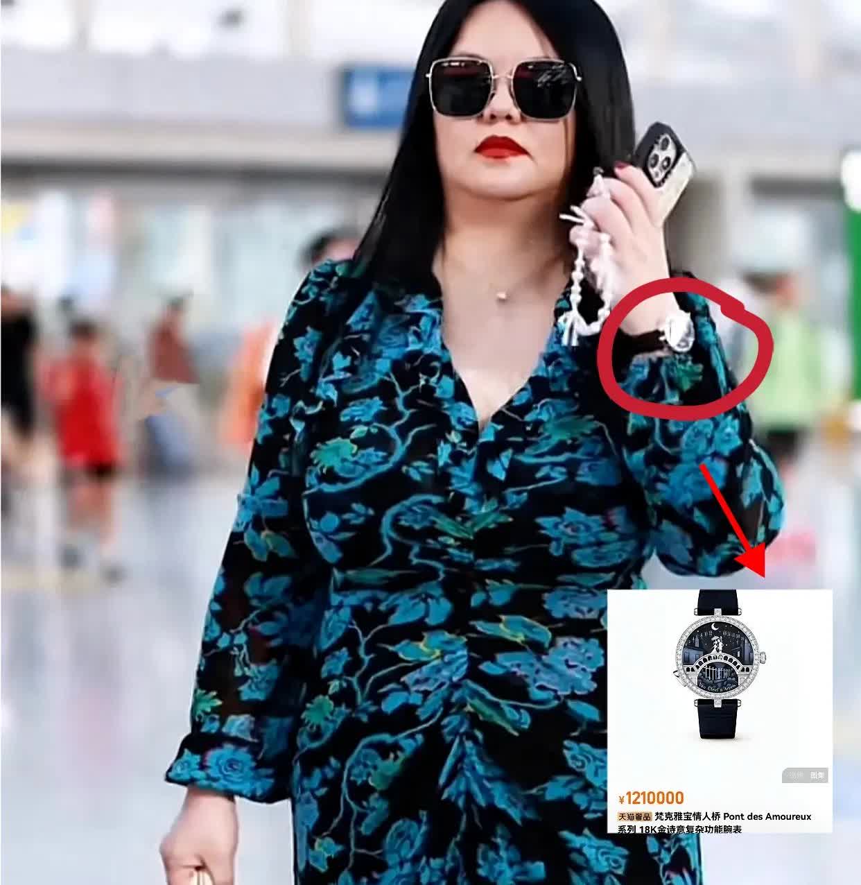 我姐在机场亲眼见过李湘，

她说了一个大实话，

说李湘根本不是手机上看