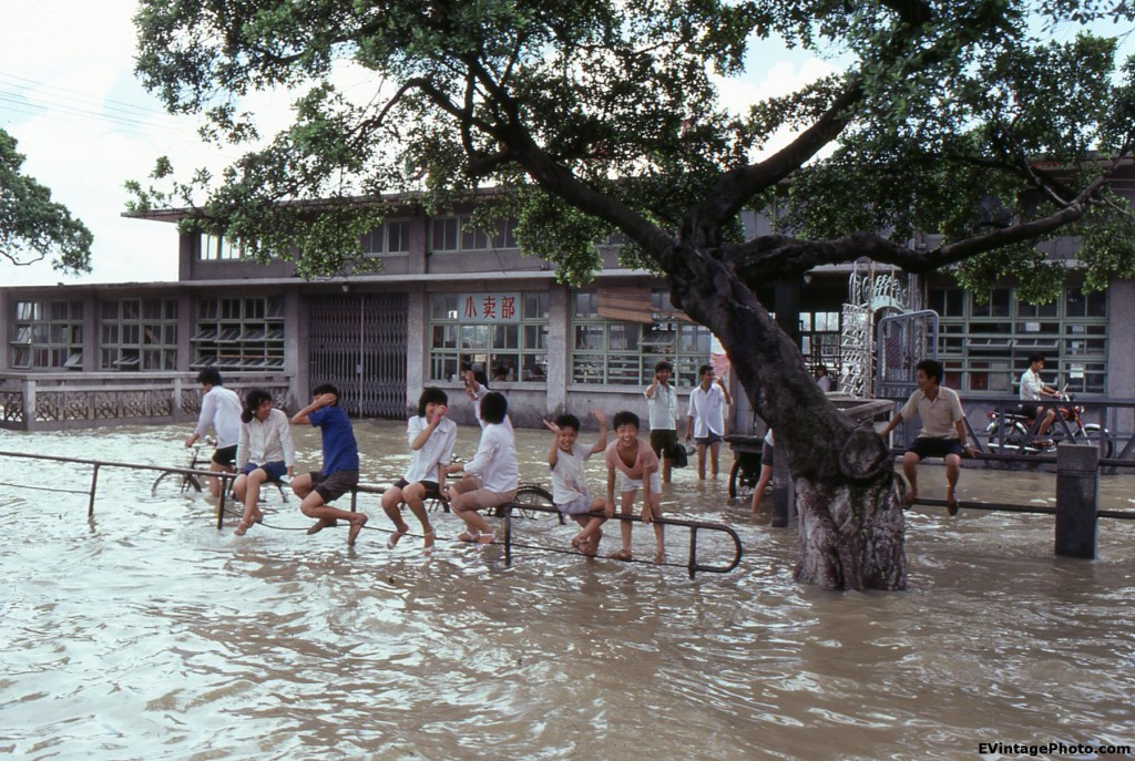 1981年，四川涨大水，那年的大水有点大。
