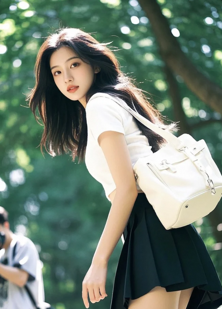 她像从诗里走出来的人，美得不动声色。