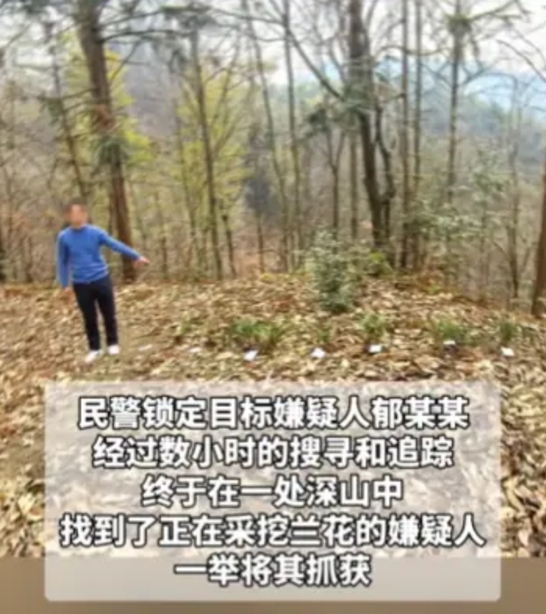 安徽六安，一村民上山砍柴，连续几天都发现，有陌生男子在山林中鬼鬼祟祟的，他怀疑对