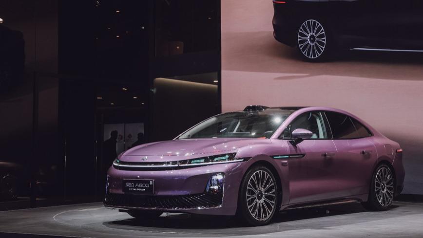 为高速L3商用冲刺 华系双智旗舰轿车广汽昊铂A800内饰首发