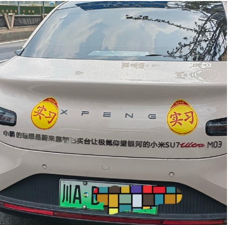 车屁股都能写小作文，小米赢麻了。


