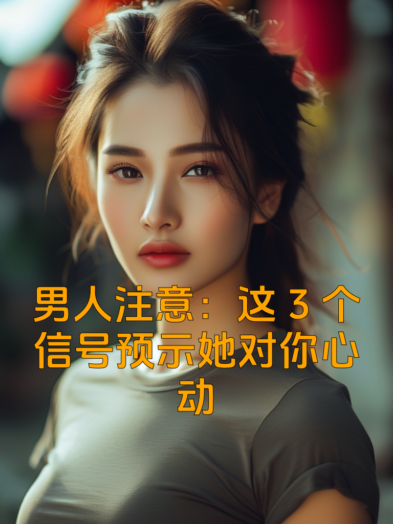 男人注意：这3个信号预示她对你心动