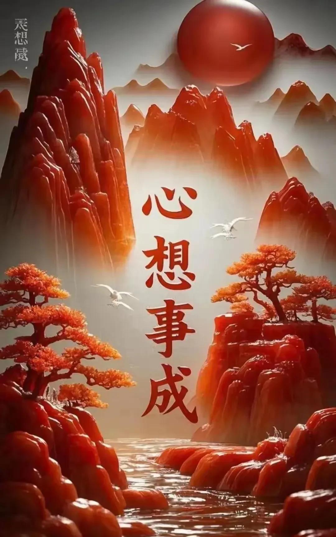 鸿运当头，心想事成！