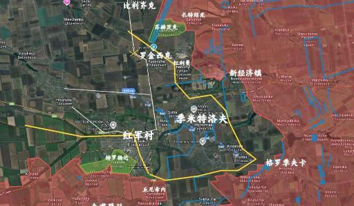 发现了一个很恐怖的事情，这一次，俄军在红军城的包围圈，包围范围特别的大。比以往任