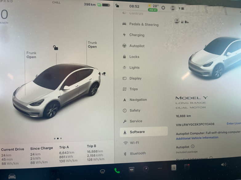 Model Y长续航能耗128
1.6万公里长续航，能耗128。三电系统无比强大