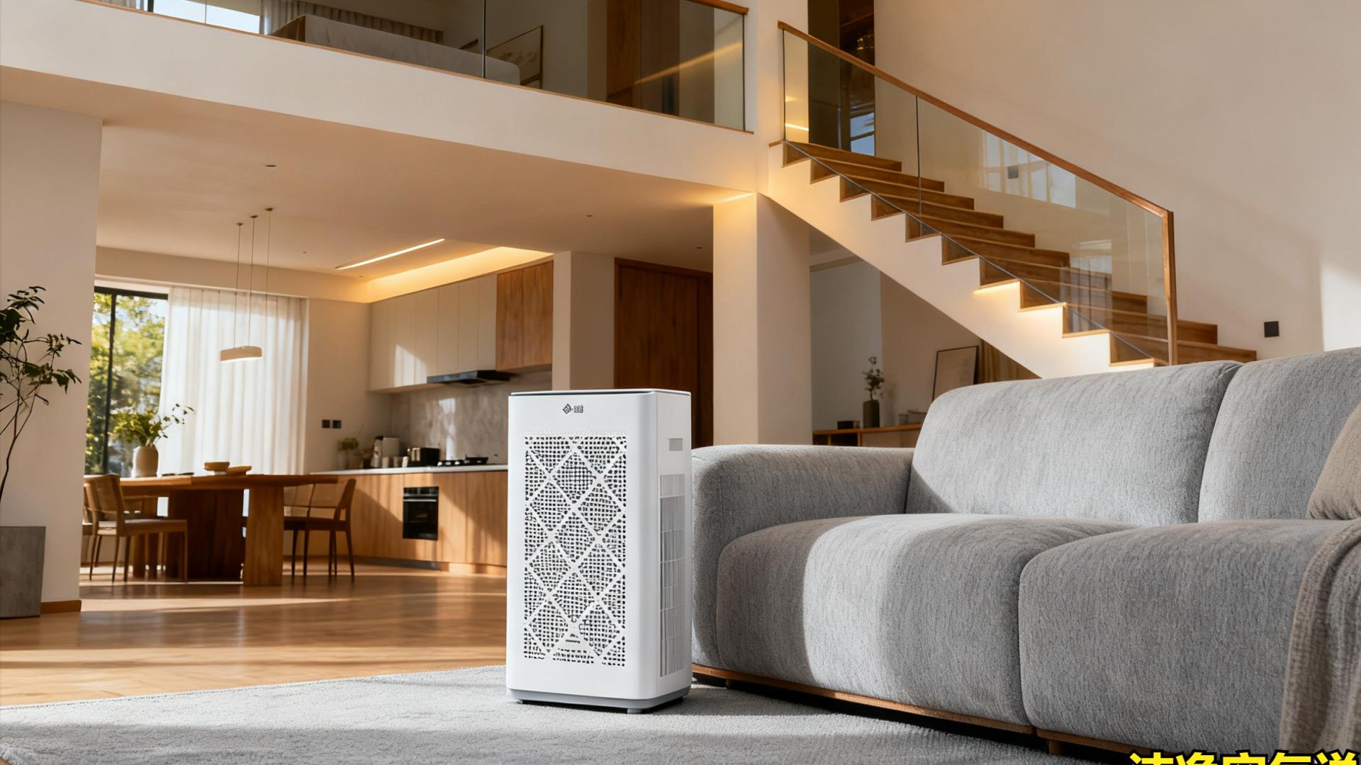 复式楼不用多买！新颐 A8 双涡旋风道：193㎡全屋无死角净化