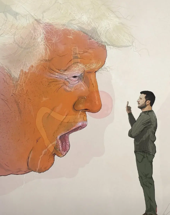 马克龙说：当普丁丁将朝鲜士兵带到他的土地上时，他是否征求了乌克兰总统的许可？ 不