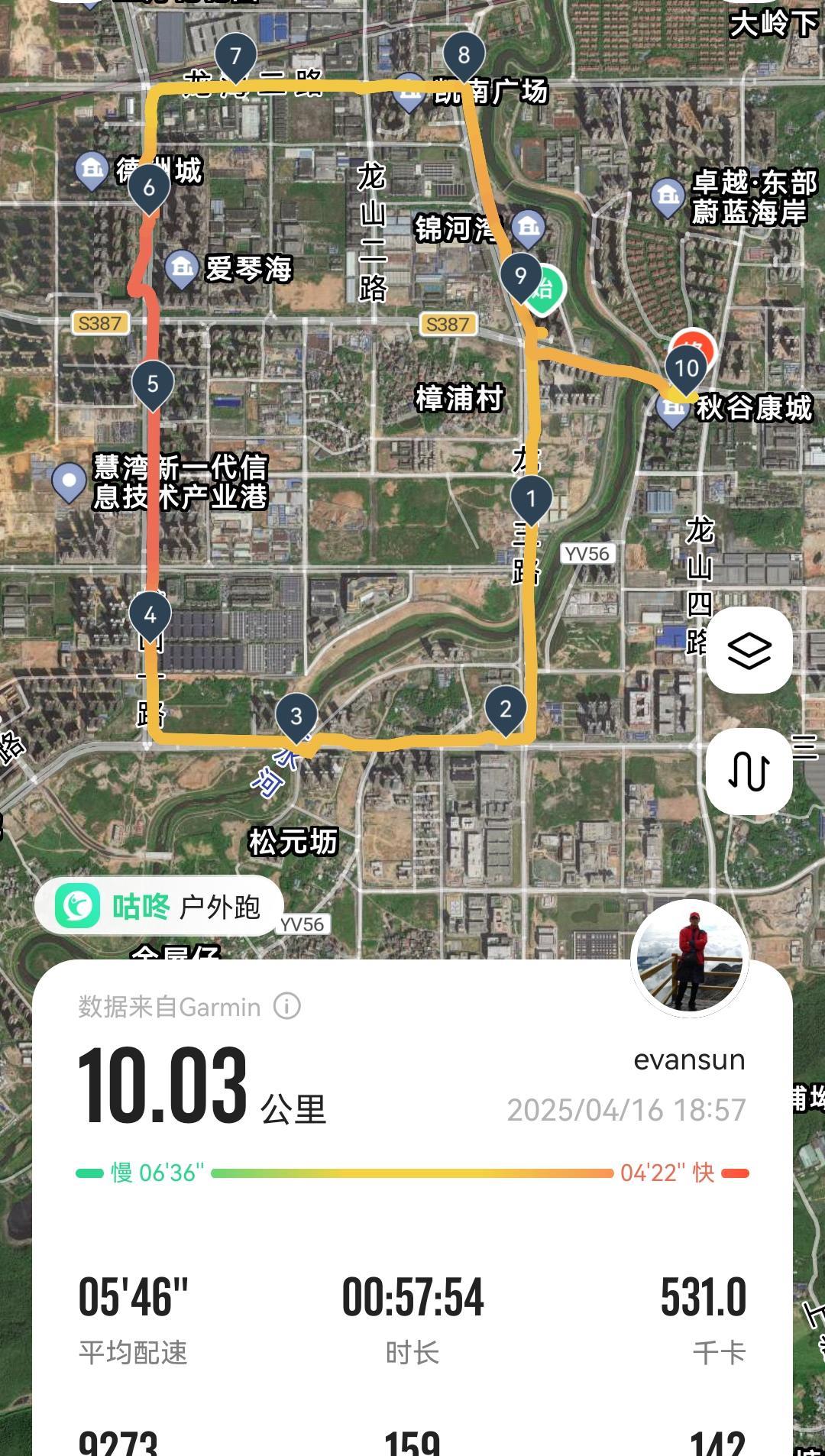 有人赏烟雨，有人怪雨急，在路上的时光就是最好的！
#因为热爱所以坚持 
#爱跑步