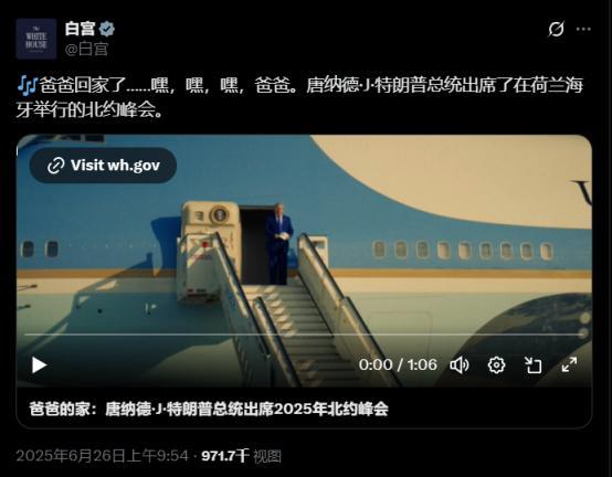 该说不说，在整活这一块，美国白宫是不遑多让的，在北约峰会上出现“爸爸事件”戏剧性