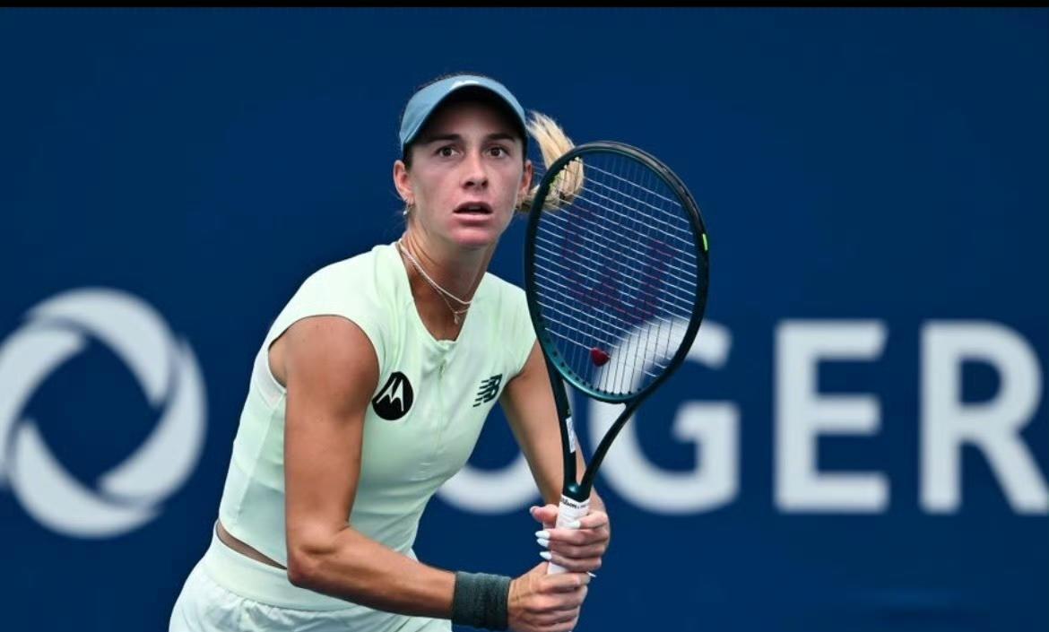 蒙特利尔WTA1000赛凯斯勒 7-6 (5) 6-4 击败安德烈耶娃，收获职业