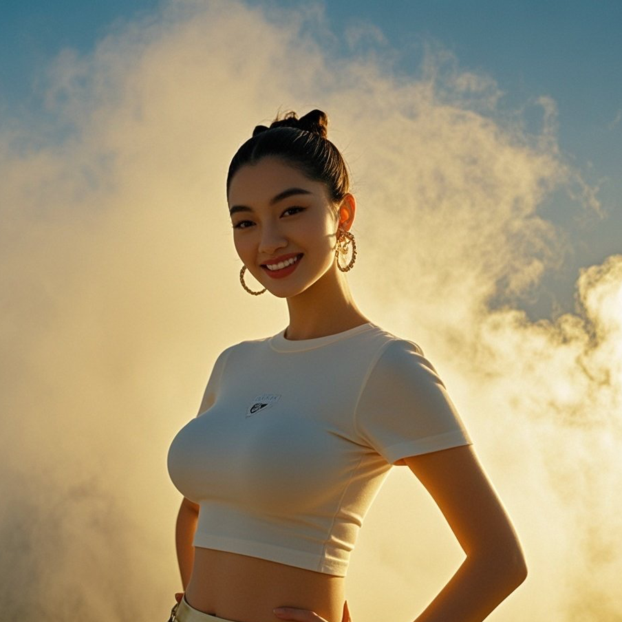 少妇紧身服惊艳亮相 曲线婀娜清纯可人