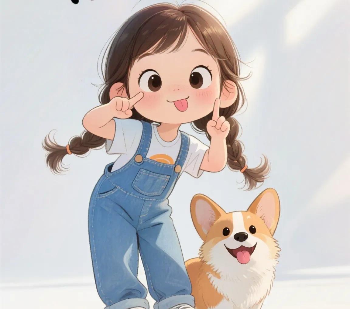 小孙女很有趣，我摘下眼镜时，她说我是真奶奶，我戴上眼镜时，她说我像个假奶奶。
3