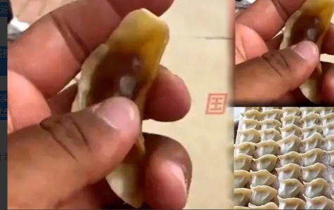 太不可思议了！
6月9日，山东德州，一男子偶然间发现自己家里掉在地上的饺子，被风
