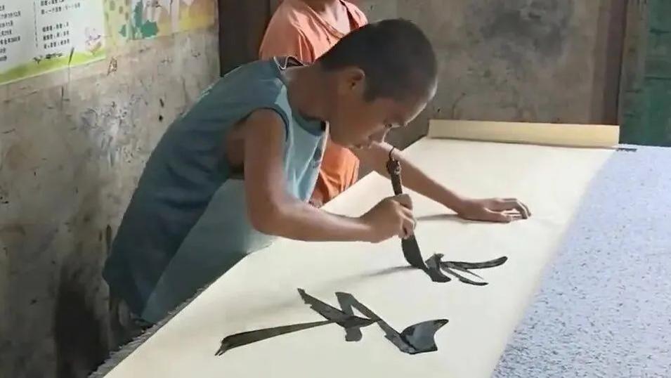 李明同学书法到底如何？