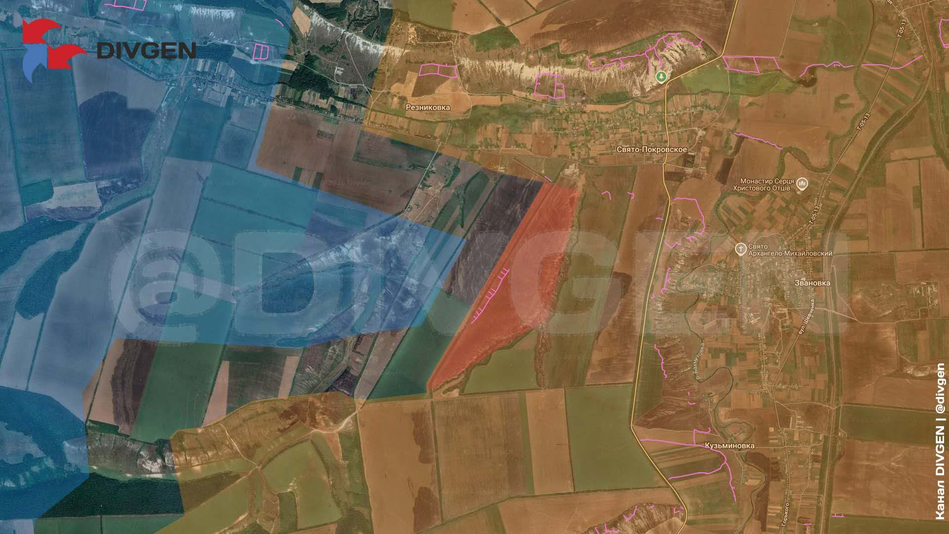 顿涅茨克塞弗尔斯克方向，俄军南部集群在斯维亚托-波克罗夫斯克（基洛沃）南部又扯下