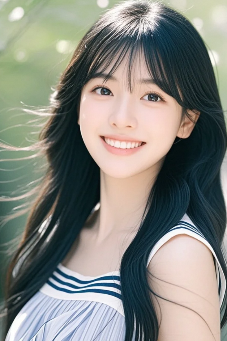 清澈的眼眸里藏着星辰大海——这才是“眼里有光”的少女啊！