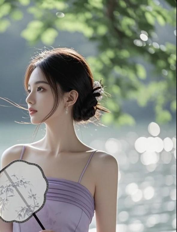 她的美，是古风里的温柔乡