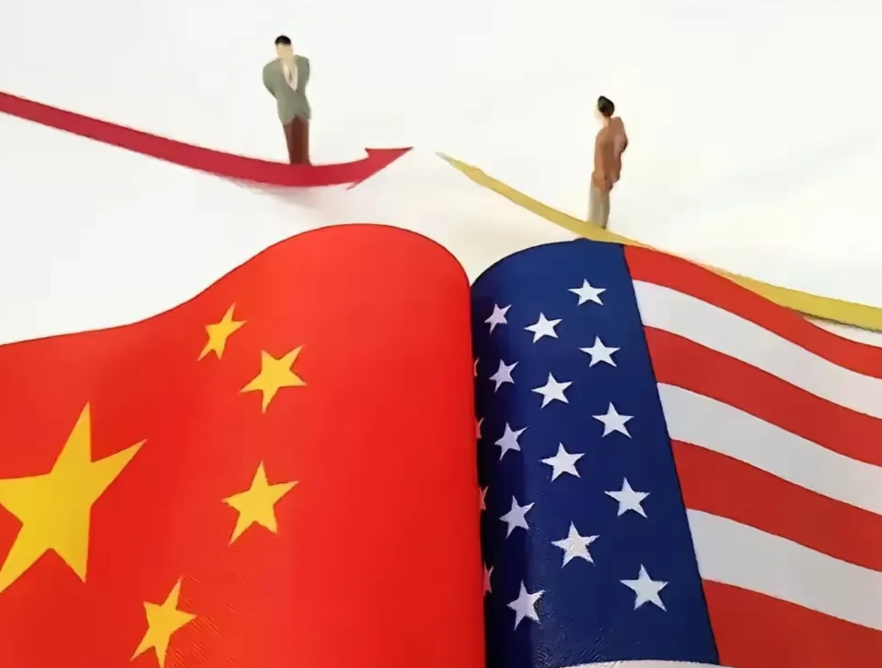 中国一定会和美国谈判。但是我们谈判一定会和美国先做过了断！
美国现在碰到问题了，