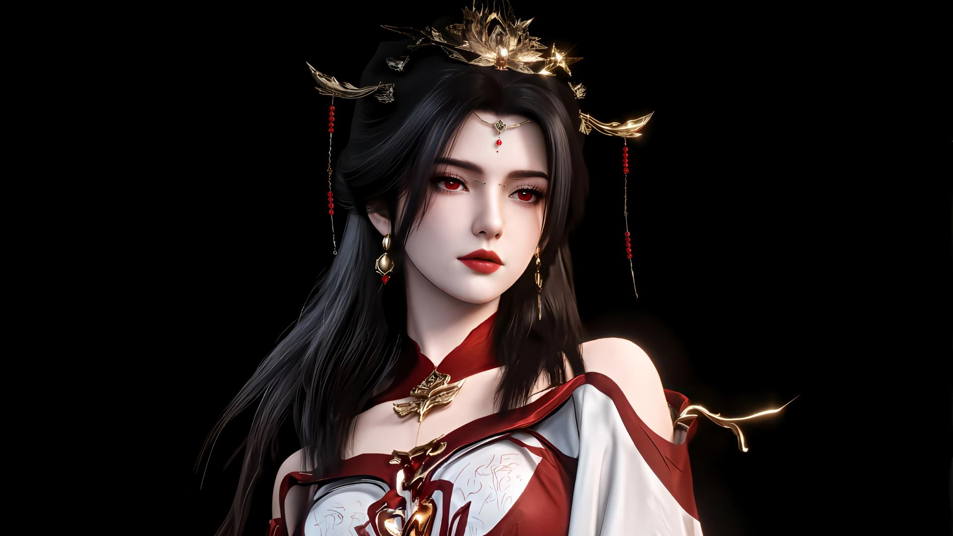 ☆国漫汇聚———AI·姚惜雪·⑤———美图壁纸☆ 美人胚子！