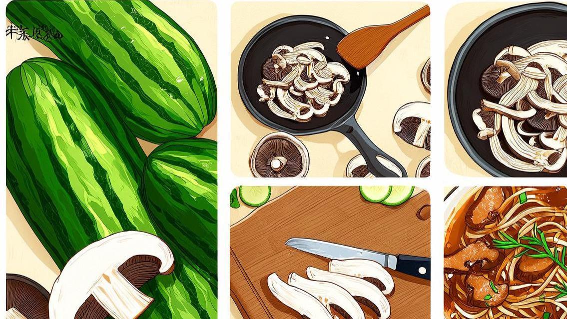 香菇和丝瓜的绝配：如何烹出鲜嫩多汁的家常美味？