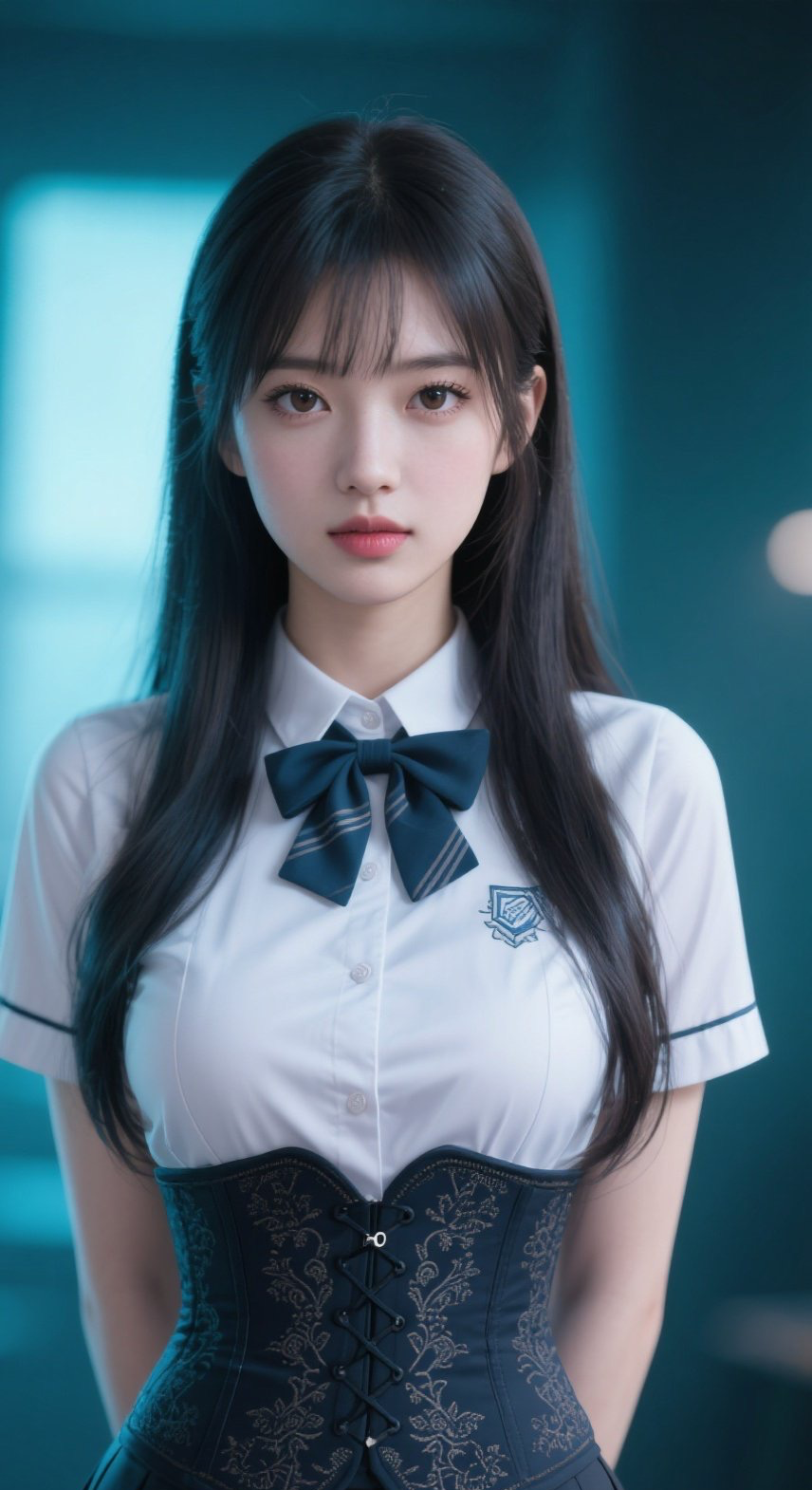 校园美眉回眸笑，青春气息扑面而来