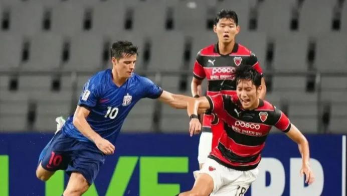 亚冠两场看法，曼谷联实力一般，浦项制铁主场大胜。