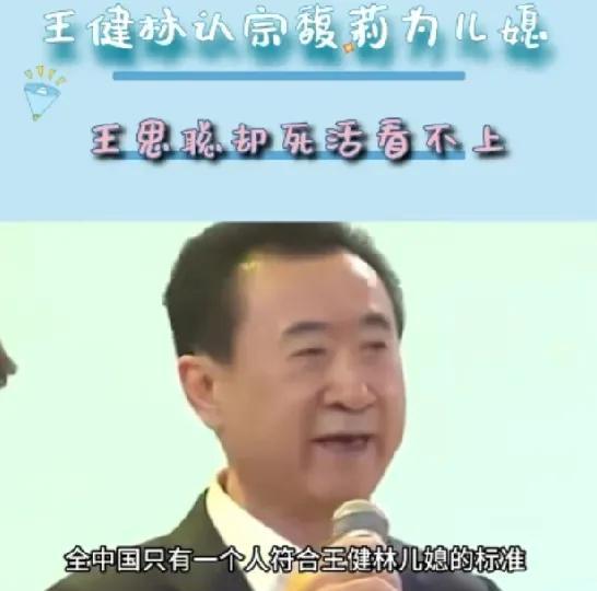 我要是王健林，立马就去宗家提亲！估计现在的王思聪也不会再反对了！宗馥莉是他心里最