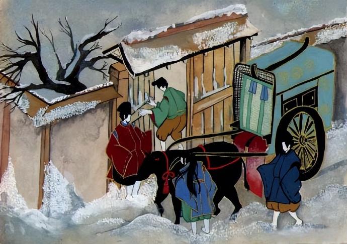 公元1679年，年羹尧端坐轿中，不一会就下起了鹅毛大雪。他见抬轿的官吏双手冻得发
