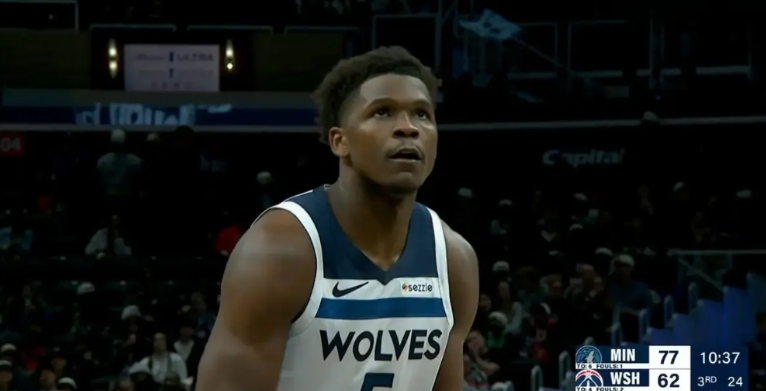 我彻底的被森林里超级巨星爱德华兹打服了！在今天森林里客场以141:115大胜奇才