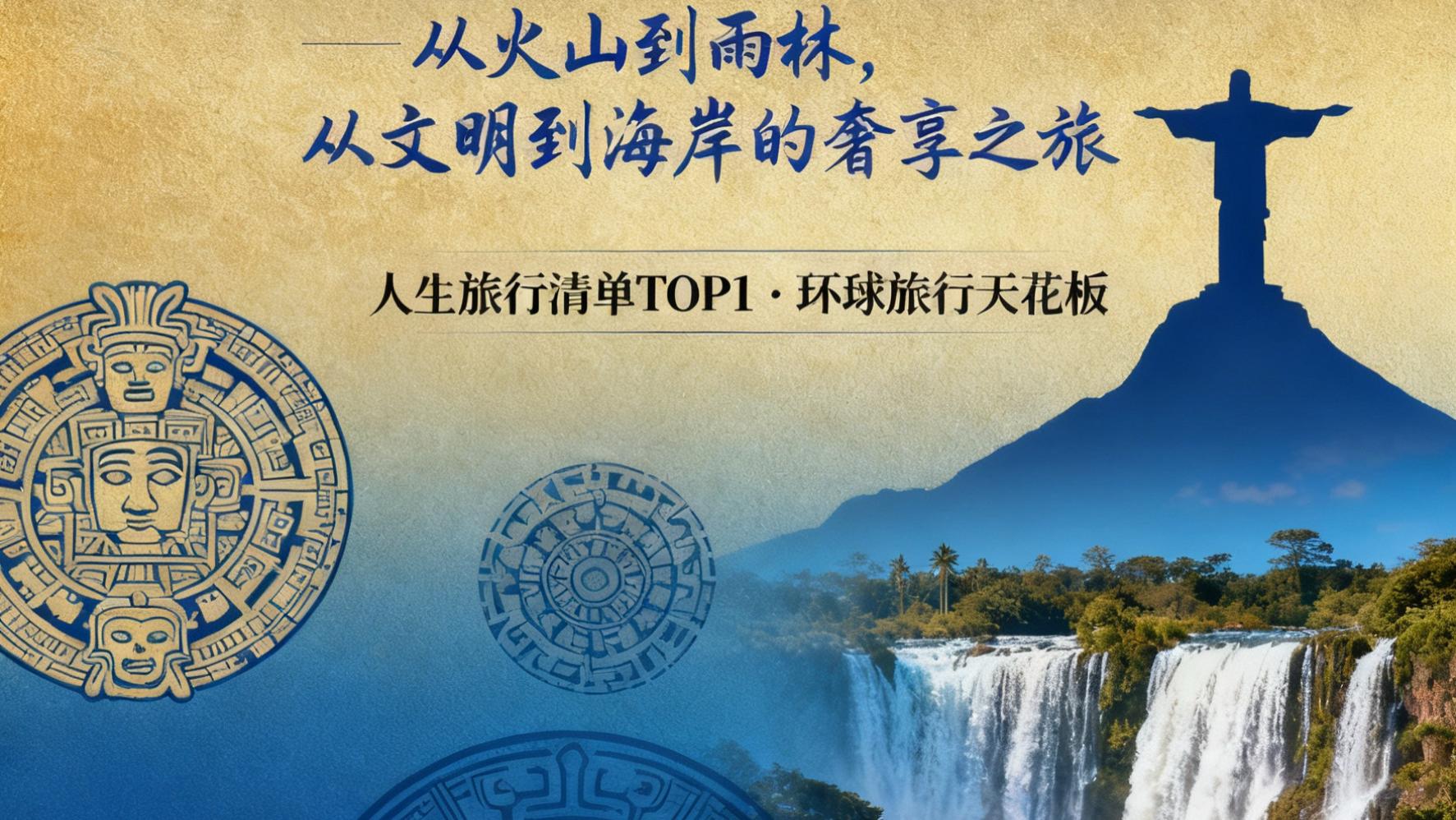 🔥中南美终极漫游9国28天承包火山秘境龙虾宴 朝闻旅行 I 秘境旅行