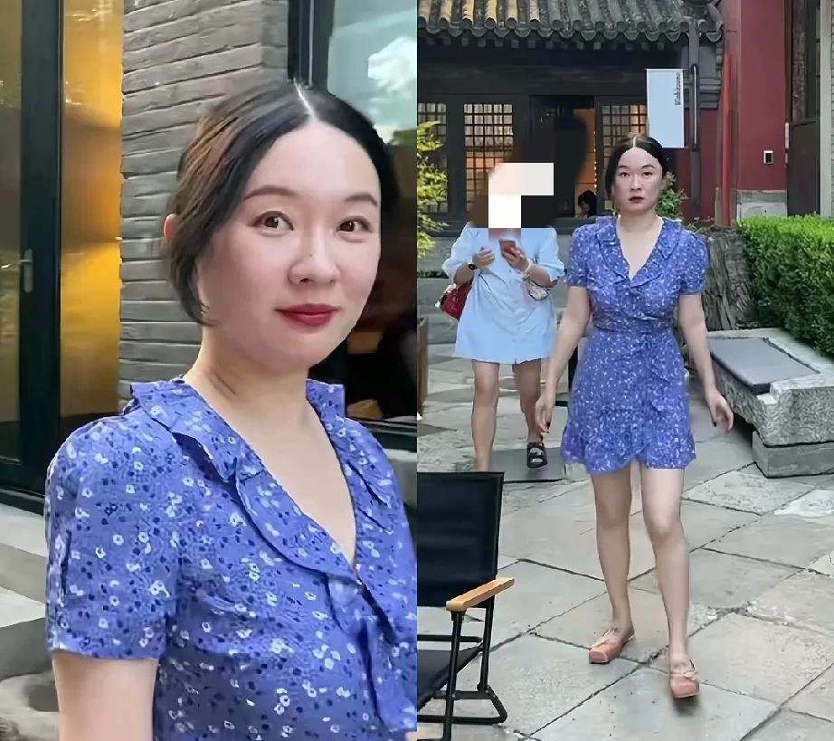 这是真实的霍思燕!路人镜头下44岁的她，觉得能打多少分？
网友偶遇到了霍思燕，和