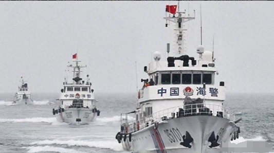 中国海警东海亮剑，台岛嗅到统一倒计时。当日本渔船3月21日非法闯入钓鱼岛时，中国