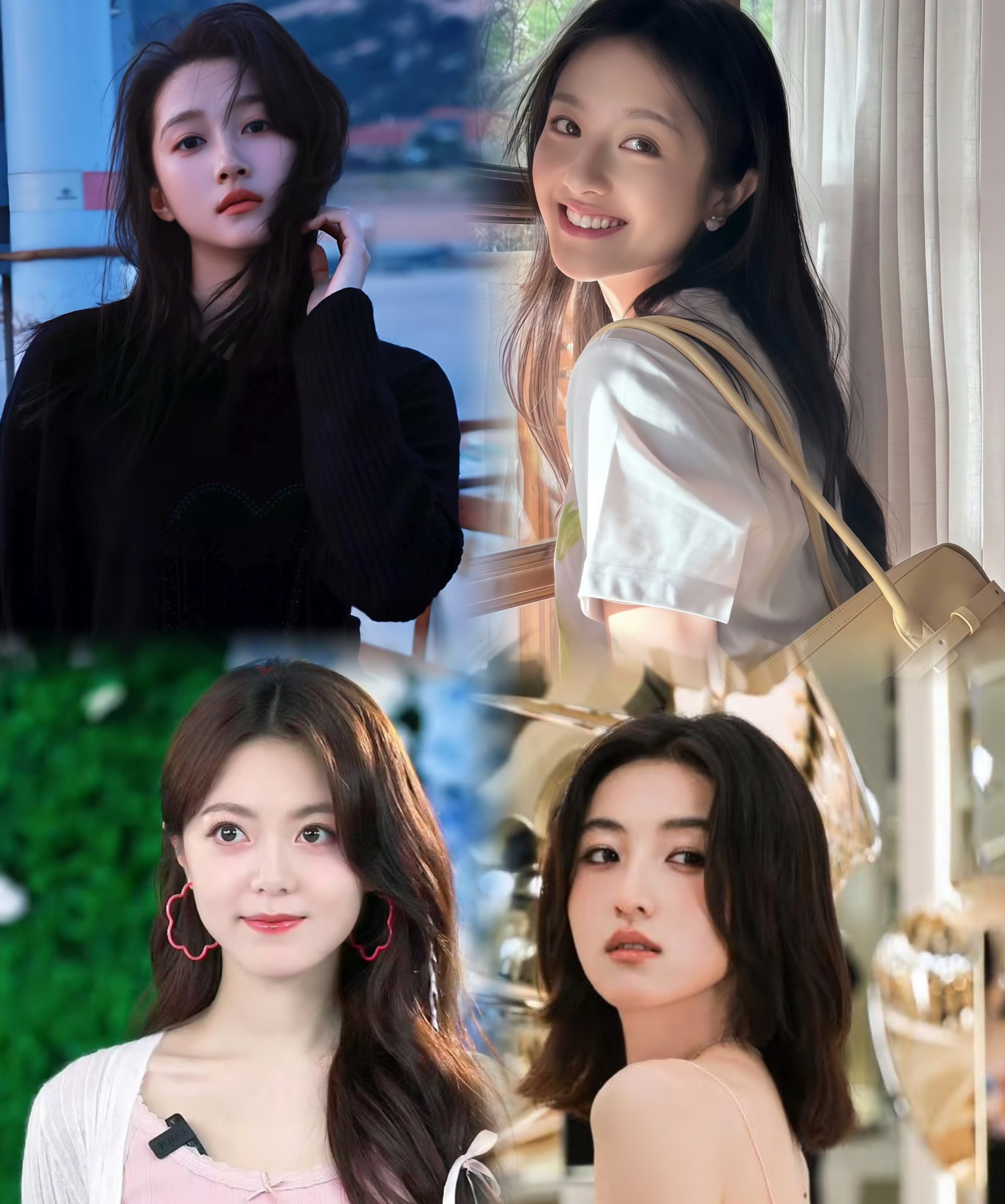 我发现一个有意思的事，
现在势头比较猛的几位童星出道的女演员，
她们的身高都不太