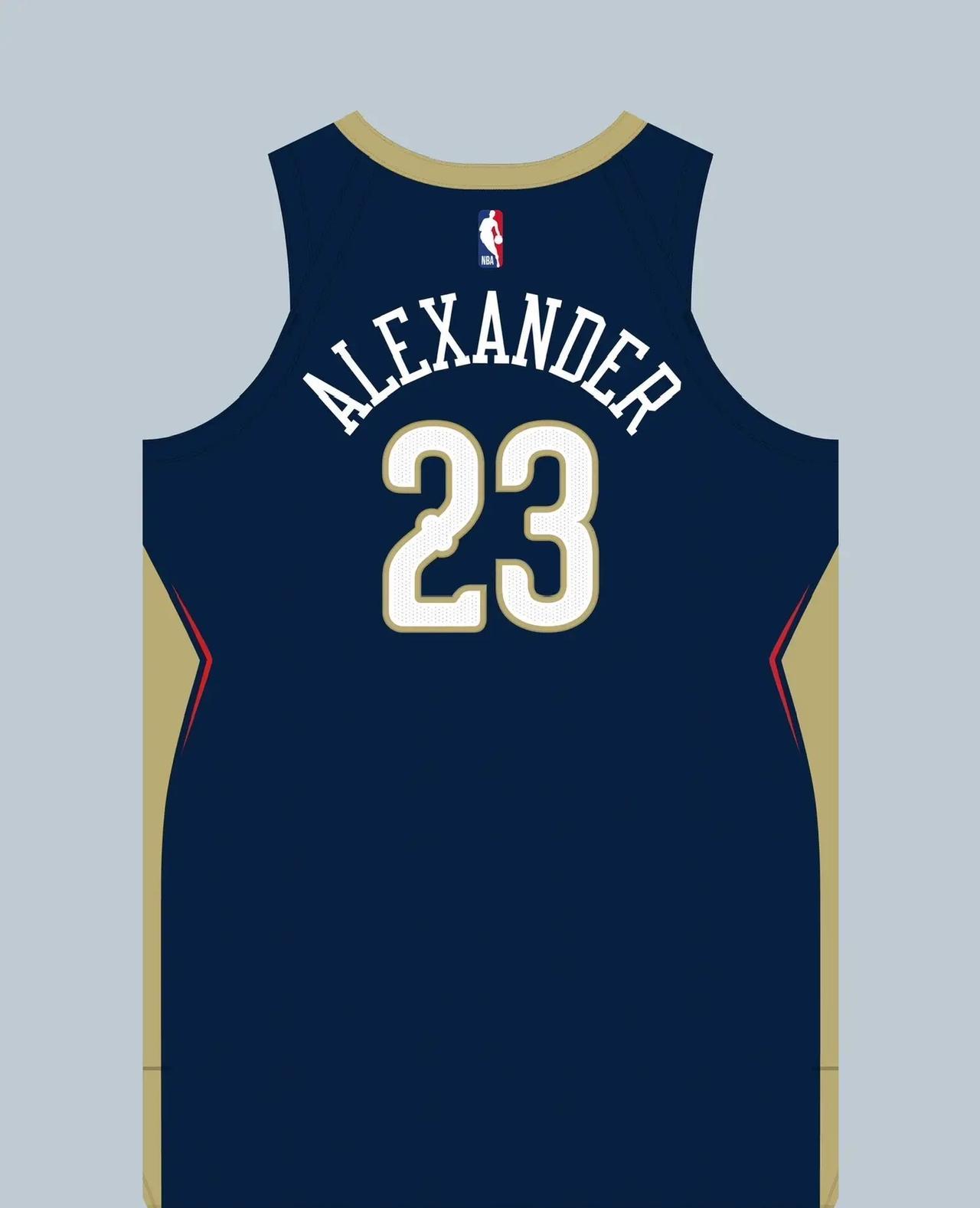 #鹈鹕23号球衣的传承# 
      据NBA球衣号码博主在社交媒体上透露，鹈