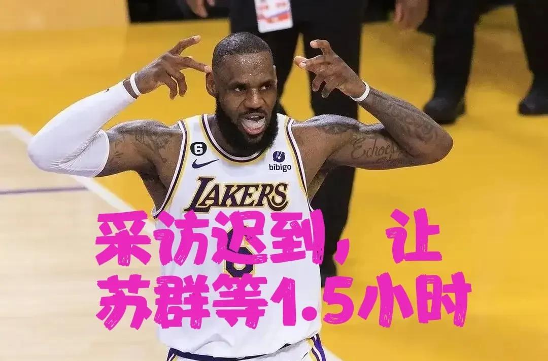杨毅曝詹姆斯采访耍大牌！苏群苦等90分钟，对比威少太扎心  
篮球名嘴杨毅最新爆