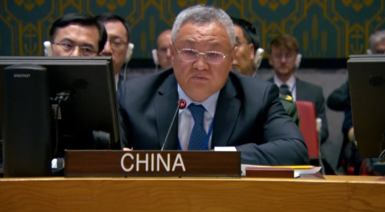 中方重申参与乌克兰维和三原则，警告强行出兵有严重后果

24日，在联合国安理会上