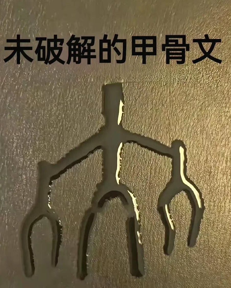 尚未破解的甲骨文，大家帮看看会是什么字呢 ​
