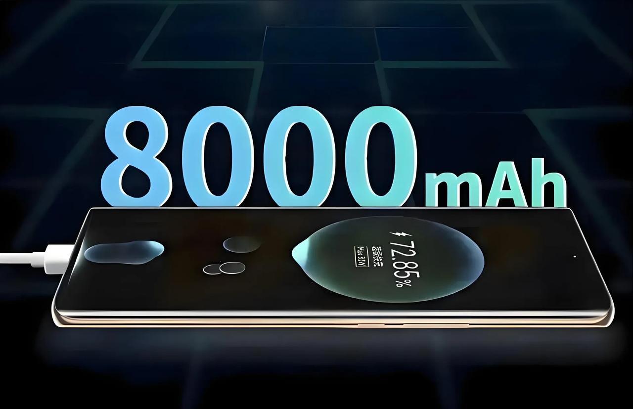 曝华为、小米、OPPO、vivo都有8000mAh±容量的超大硅电池开案
今日，