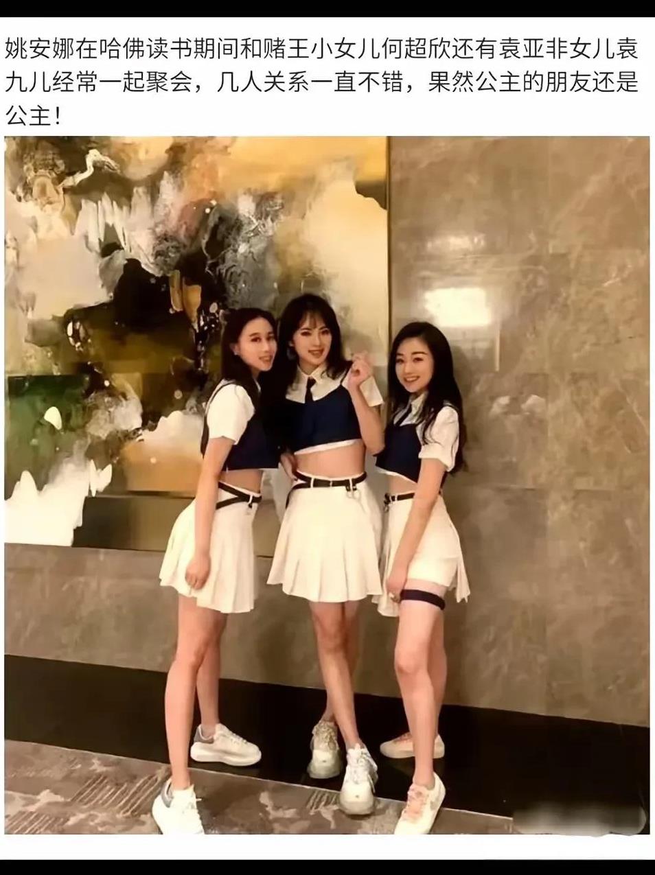 物以类聚，人以群分。
公主的朋友也是公主！