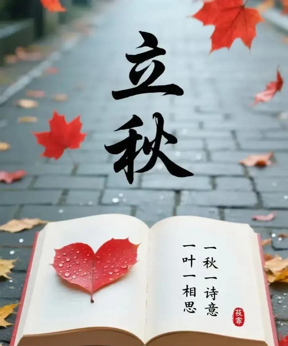 《立秋小记》
日历上赫然印着