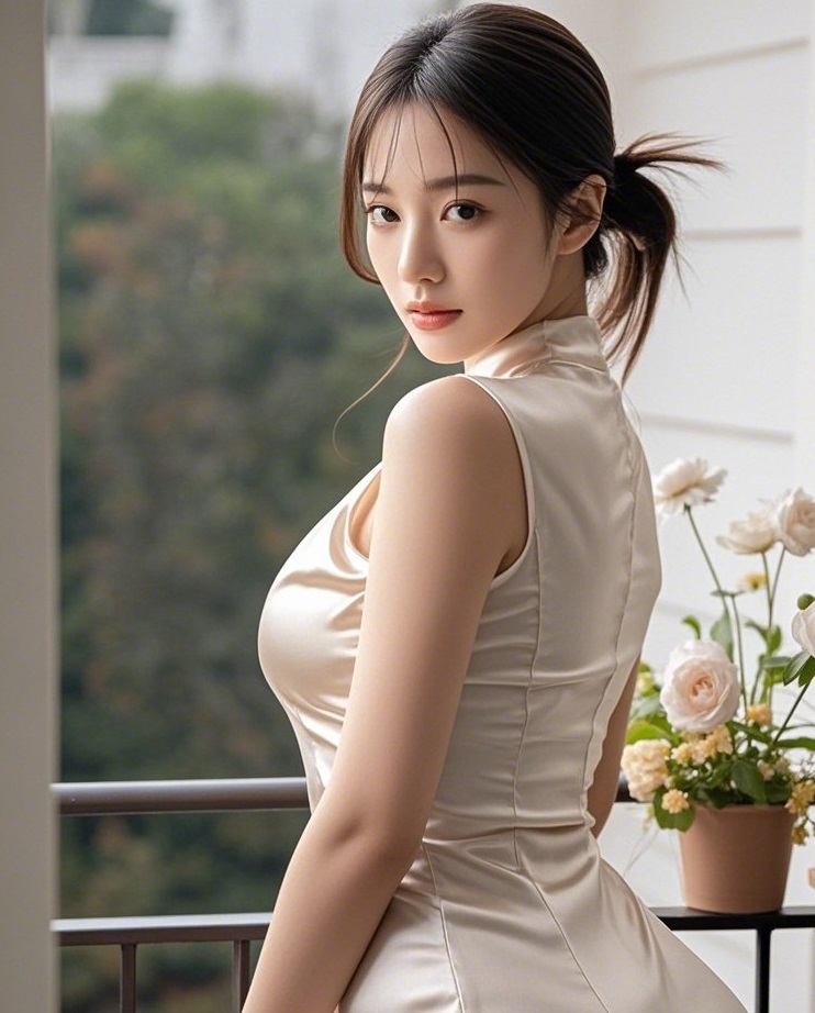 纯欲天花板慵懒托腮 锁骨深得能养金鱼