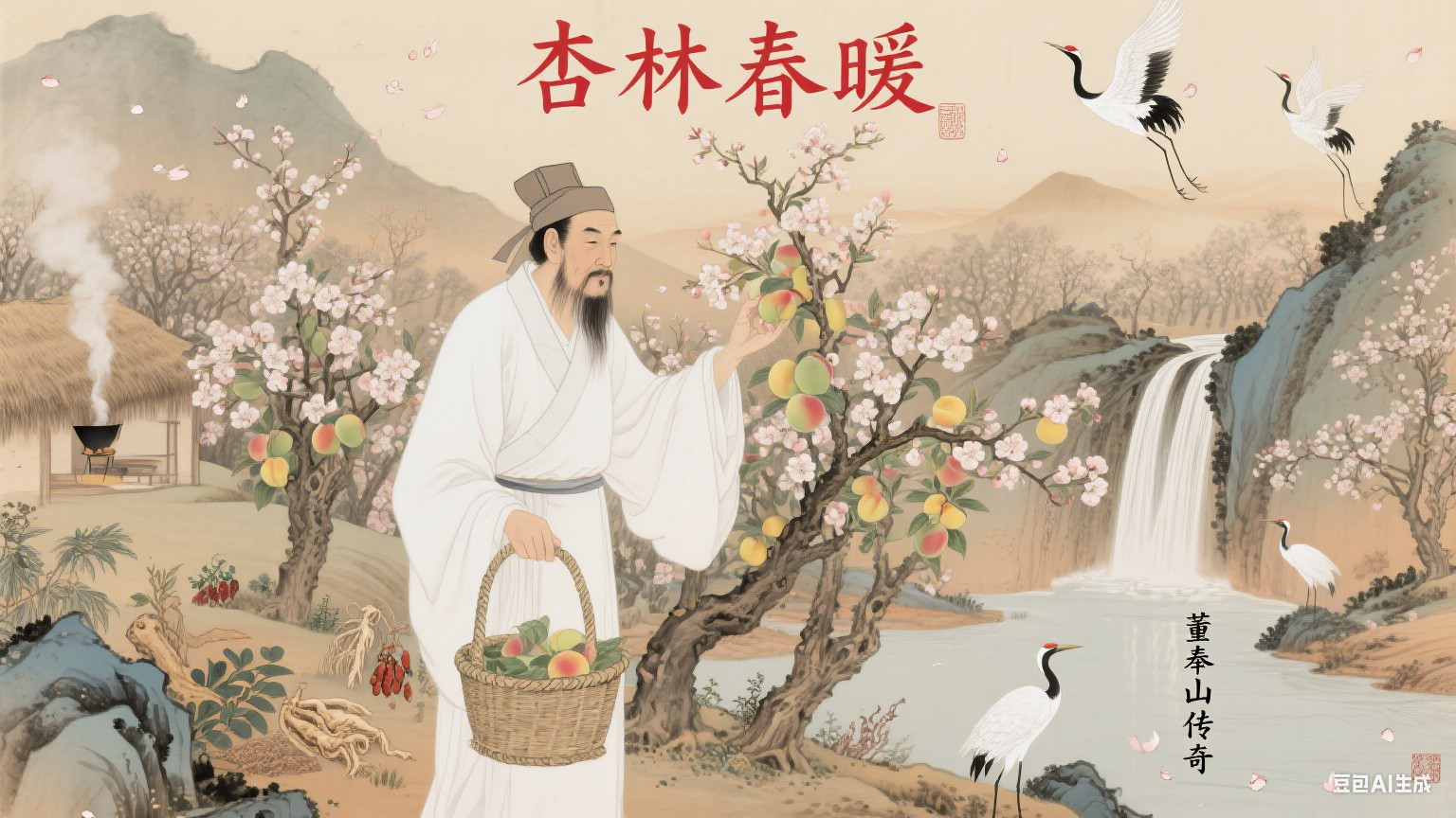 一座山因他改名：三国神医董奉，如何用杏子种下千年传奇？