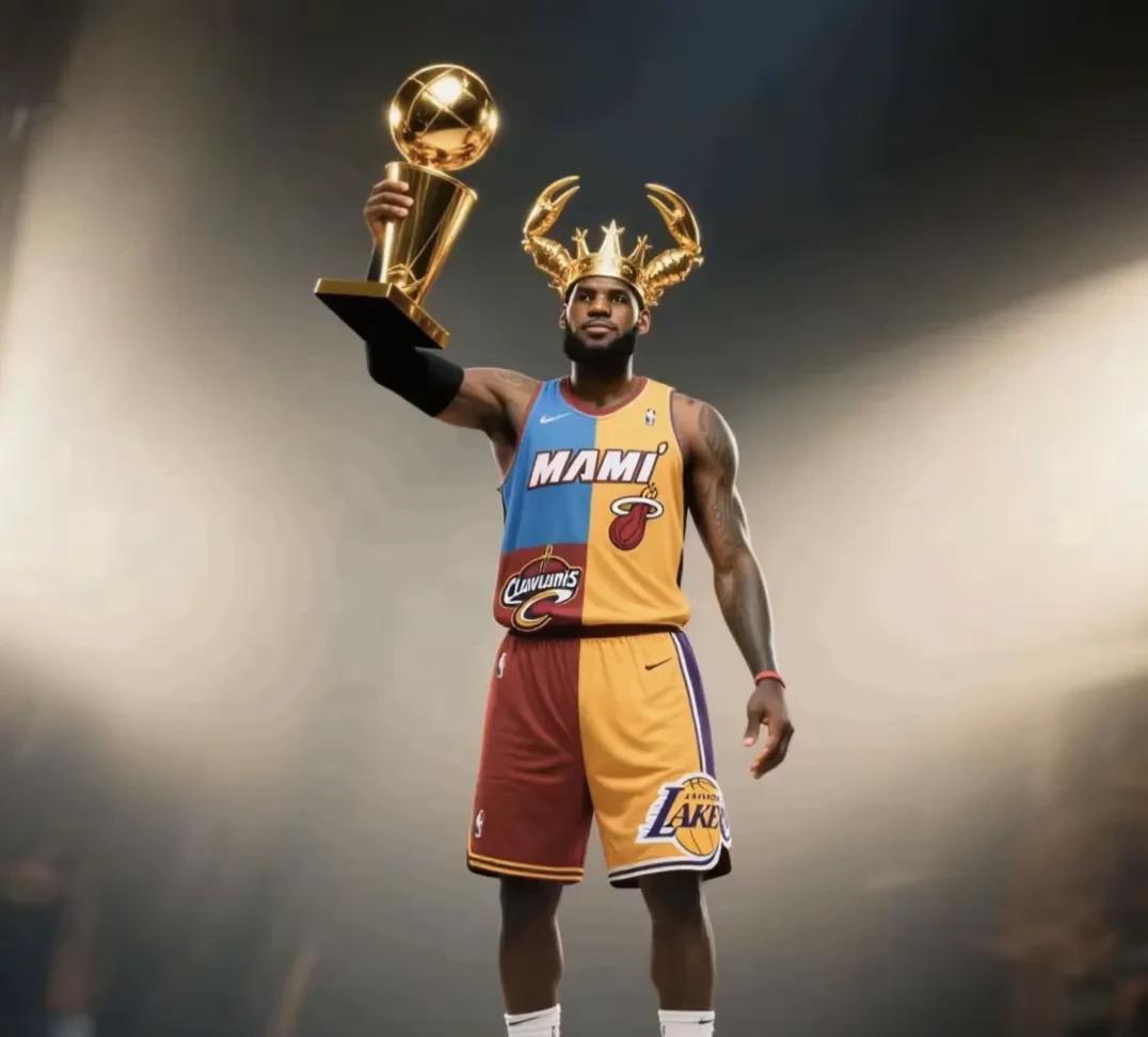 #你对詹姆斯未来的职业生涯有何预期#
他是NBA联盟的欢乐喜剧人，每场比赛都可以