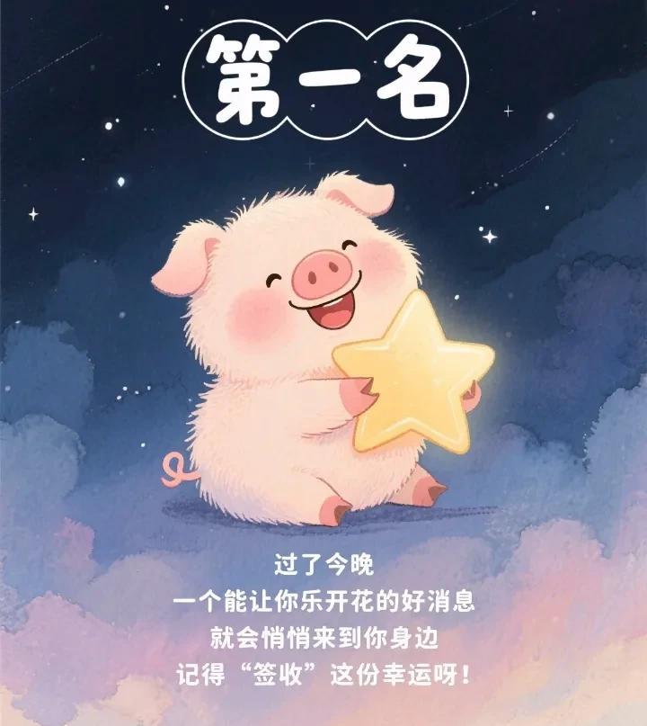 上上签降临！
过了今晚
一个能让你乐开花的好消息
就会悄悄来到你身边
记得“签收